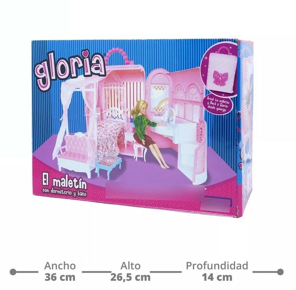 GLORIA MALETIN CON DORMITORIO Y BAÑO DE GLORIA COD 9988 - Imagen 3