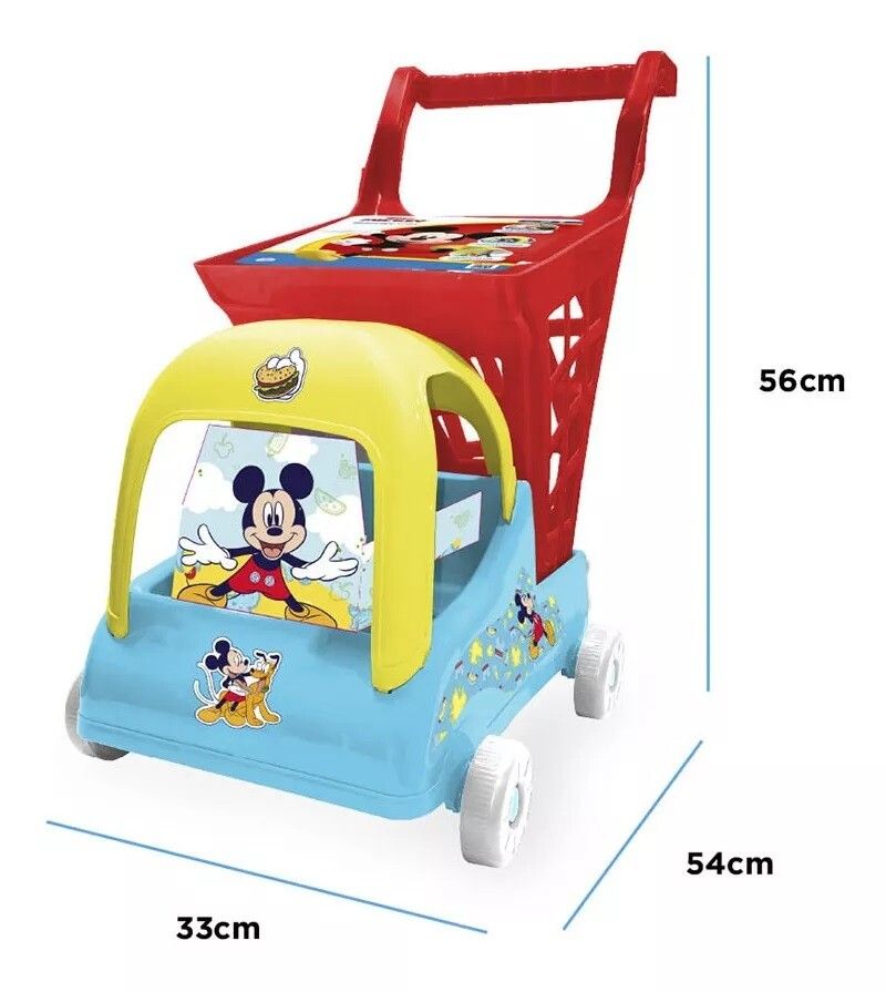 CARRITO DE COMPRAS DE SUPERMERCADO VR1 IKDIS MICKEY IKDIS002-IKDIS003 - Imagen 2
