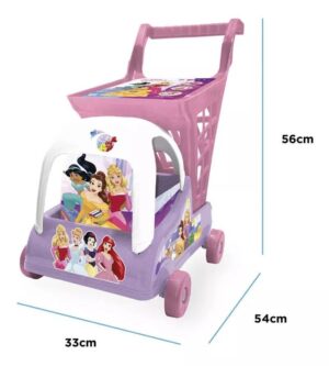 CARRITO DE COMPRAS DE SUPERMERCADO VR3 IKDIS PRINCESA IKDIS004 - Imagen 2