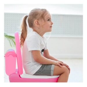OK BABY PELELA INODORO ROSA Y BLANCO COD OKBB0281 - Imagen 5