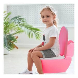 OK BABY PELELA INODORO ROSA Y BLANCO COD OKBB0281 - Imagen 8