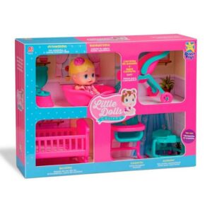 PLAYSET MUEBLES PARA AMBIENTE 4 EN 1 CON BEBITO COD IKDIV011