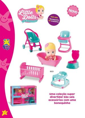 PLAYSET MUEBLES PARA AMBIENTE 4 EN 1 CON BEBITO COD IKDIV011 - Imagen 4