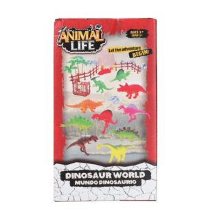 SET ANIMAL LIFE TUBO SURTIDOS X 4 VR4 IK0296 DINOSAURIOS - Imagen 2