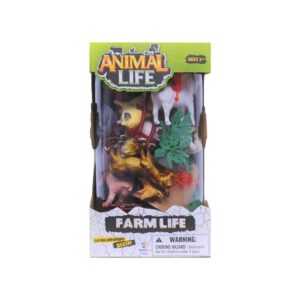 SET ANIMAL LIFE TUBO SURTIDOS X 4 VR3 IK0296 GRANJA