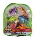 SET ANIMAL LIFE MOCHILA X 6 DINOS C/8 ACC VR2 IK0119 SET  PTERANODON