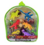 SET ANIMAL LIFE MOCHILA X 6 DINOS C/8 ACC VR2 IK0119 SET TIRANOSAURIO