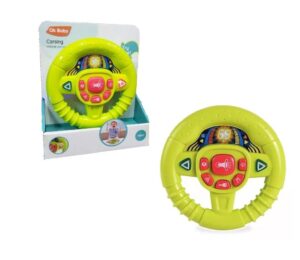 VOLANTE CON LUZ Y SONIDO CARSHING OK BABY COD OKBB0237