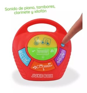 CAJA MUSICAL JUKE BOX LUCES Y SONIDOS OK BABY COD OKBB0244 - Imagen 5