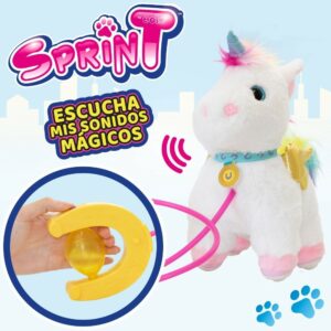 UNICORNIO DE PASEO MAGICO SPRINT CON SONIDO COD IK0287 - Imagen 5