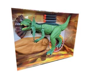 DINOSAURIO LANZA DARDO ARTICULADO CON SONIDO COD 16912  5340 - Imagen 2