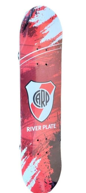 SKATE PATINETA TEMATICA RIVER PLATE 4 RUEDAS COD 12058 - Imagen 2