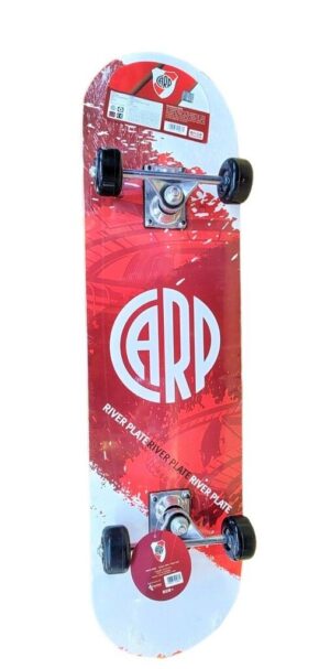 SKATE PATINETA TEMATICA RIVER PLATE 4 RUEDAS COD 12058 - Imagen 3