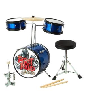 BATERIA METALICA DELUXE FAYDI CON BANCO VR2 FD2542 AZUL