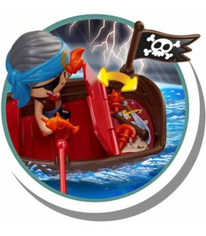 PINYPON ACTION FIGURA PIRATA CON BOTE LANZA PROYECTIL TIBURON COD 15587 - Imagen 4