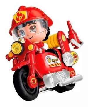PINYPON ACTION FIGURA BOMBERO CON MOTO Y ACCESORIOS COD 15636 - Imagen 2
