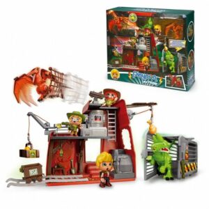 SET PINYPON ACTION DINO ATAQUE AL CAMPAMENTO COD P16683 - Imagen 4