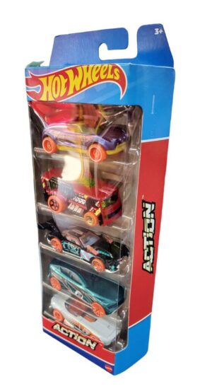 AUTOS HOT WHEELS PACK X 5 ORIGINAL MATTEL VR9 1806 PACK ACTION