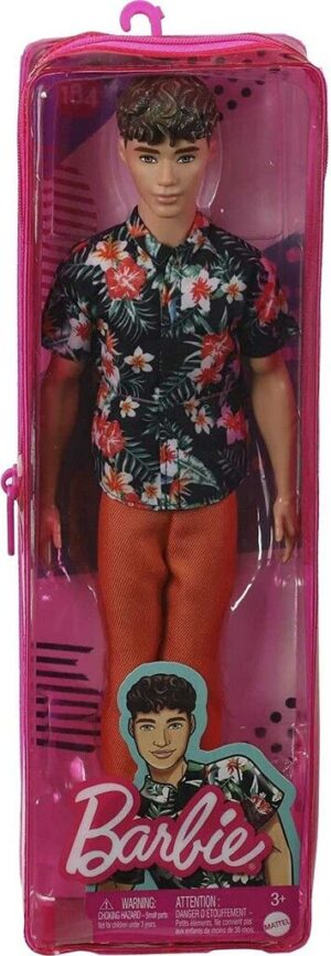 MUÑECO KEN DE BARBIE ORIGINAL FASHION VR2 GRB90 CAMISA FLOREADA