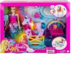 MUÑECA BARBIE DREAMTOPIA CON SU UNICORNIO ARCOIRIS Y ACCESORIOS COD GTG01
