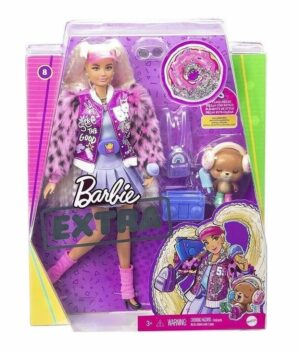 MUÑECA BARBIE EXTRA DONA ORIGINAL C/ MASCOTA Y ACCESORIOS COD GRN27