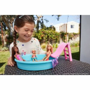 MUÑECA BARBIE ORIGINAL MATTEL CON SU PILETA COD GHL91 - Imagen 8