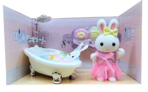 PLAYSET CONEJITO BAÑERA Y ACCESORIOS VR1 6621-4 VESTIDO ROSA - Imagen 4