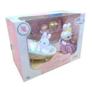 PLAYSET CONEJITO BAÑERA Y ACCESORIOS VR2 6621-4 VESTIDO VIOLETA - Imagen 3