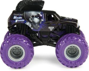 MONSTER JAM PACK X2 AUTOS ESCALA 1:64 MODELOS VR6 58702 MOHAWK WARRIOR VS STONE CRUSHER - Imagen 4