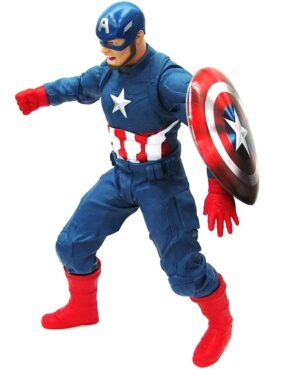 FIGURA GIGANTE CAPITAN AMERICA ARTICULADO 47 CM COD 0514 - Imagen 4