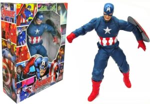 FIGURA GIGANTE CAPITAN AMERICA ARTICULADO 47 CM COD 0514 - Imagen 6