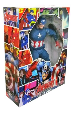 FIGURA GIGANTE CAPITAN AMERICA ARTICULADO 47 CM COD 0514 - Imagen 7