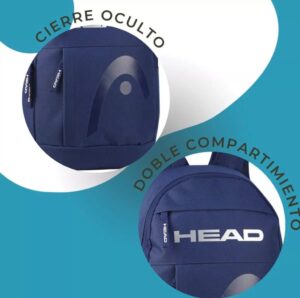 MOCHILA HEAD URBANA DEPORTIVA UNISEX VR1 27403 AZUL - Imagen 3