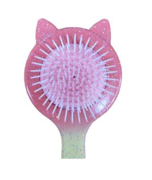 CEPILLO DE PELO INFANTIL TRENDY C/ GLITTER  VR2 15395 SALMON C/ AMARILLO - Imagen 5