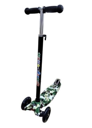 MONOPATIN SCOOTER GRAFITTI C/ LUCES VR6 FD-0015 CAMUFLADO VERDE