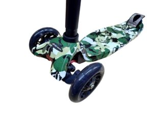 MONOPATIN SCOOTER GRAFITTI C/ LUCES VR6 FD-0015 CAMUFLADO VERDE - Imagen 3