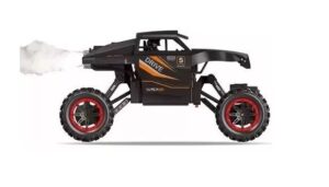 CAMIONETA TODOTERRENO R/C CON LUZ LARGA HUMO VR2 225733 NEGRO Y NARANJA - Imagen 2