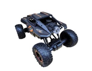 CAMIONETA TODOTERRENO R/C CON LUZ LARGA HUMO VR2 225733 NEGRO Y NARANJA - Imagen 5