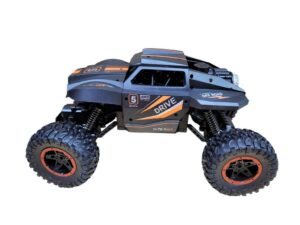 CAMIONETA TODOTERRENO R/C CON LUZ LARGA HUMO VR2 225733 NEGRO Y NARANJA - Imagen 6