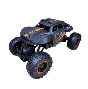 CAMIONETA TODOTERRENO R/C CON LUZ LARGA HUMO VR2 225733 NEGRO Y NARANJA - Imagen 7