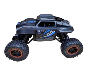 CAMIONETA TODOTERRENO R/C CON LUZ LARGA HUMO VR1 225733 NEGRO Y AZUL - Imagen 6