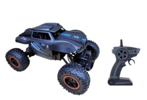 CAMIONETA TODOTERRENO R/C CON LUZ LARGA HUMO VR1 225733 NEGRO Y AZUL - Imagen 8