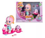 MUNECA SUPER CUTE REGI EN SU SCOOTER  C/ MASCOTA Y ACCS . COD SC034