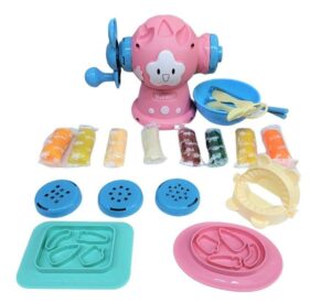 SET DE MASAS PARA HACER PASTAS EMPANADAS PLASTIKIDS VR1 53455 ROSA - Imagen 3