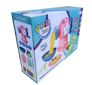 SET DE MASAS PARA HACER PASTAS EMPANADAS PLASTIKIDS VR1 53455 ROSA - Imagen 6