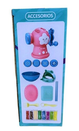 SET DE MASAS PARA HACER PASTAS EMPANADAS PLASTIKIDS VR1 53455 ROSA - Imagen 5