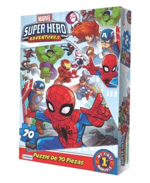 PUZZLE 70 PIEZAS 20X30 CM SPIDEY MARVEL COD VSP03274