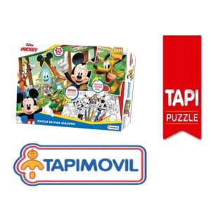 PUZZLE DE PISO SUPERGIGANTE 24 PZAS BIFAZ DE MICKEY COD DCH07614 - Imagen 2