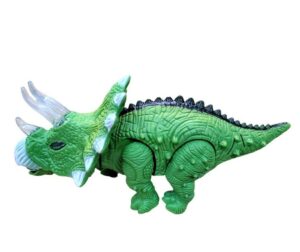 DINO TRICERATOPS CON MOVIMIENTO LUZ Y SONIDO VR2 53304 DINO VERDE - Imagen 3