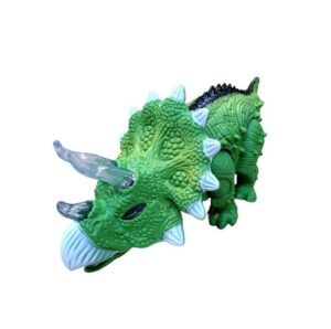 DINO TRICERATOPS CON MOVIMIENTO LUZ Y SONIDO VR2 53304 DINO VERDE - Imagen 2